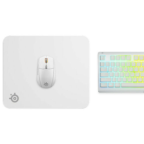 SteelSeries QcK M (Blanc)