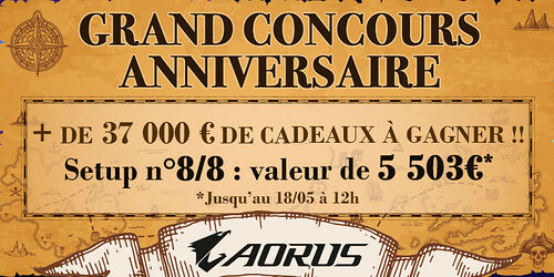 Concours Anniversaire TopAchat