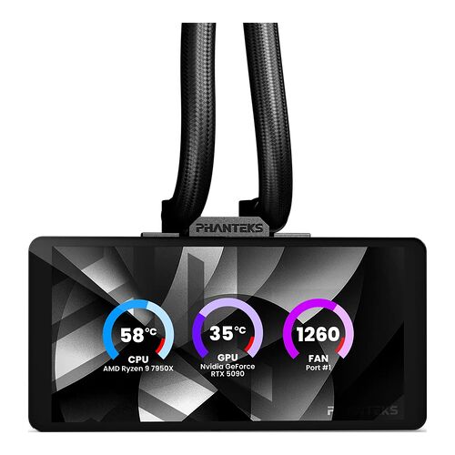 Phanteks Glacier One 360M25 G2 LCD Noir - 360 mm