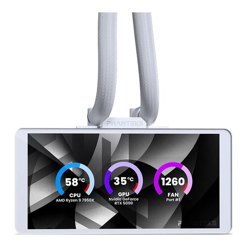 Phanteks Glacier One 360M25 G2 LCD Blanc - 360 mm