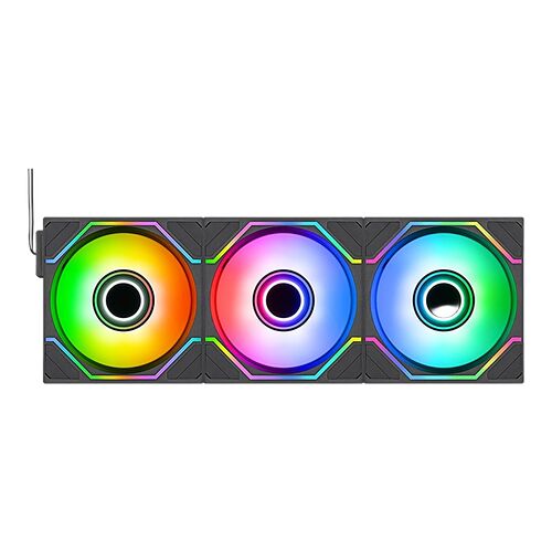 Thermaltake Swafan 120 EX Infinity ARGB Tripack - 120 mm - Noir (Pack de 3)