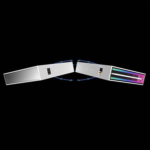Thermaltake Swafan 120 EX Infinity ARGB Tripack - 120 mm - Blanc (Pack de 3)