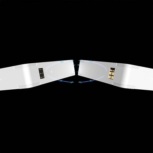 Thermaltake CT120 EX Infinity ARGB Tripack - 120 mm - Blanc (Pack de 3)