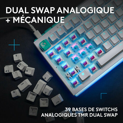 Logitech G512 X 98 - Blanc (AZERTY)