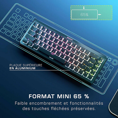 Roccat Vulcan II Mini Air (Switch Titan II Linéaire) - Noir (AZERTY)