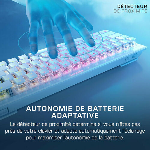 Roccat Vulcan II Mini Air (Switch Titan II Linéaire) - Blanc (AZERTY)