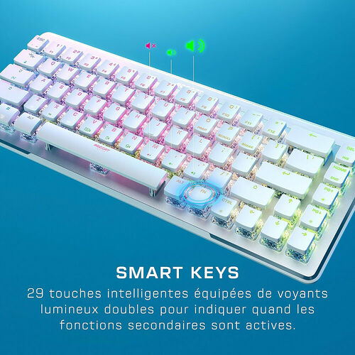 Roccat Vulcan II Mini Air (Switch Titan II Linéaire) - Blanc (AZERTY)