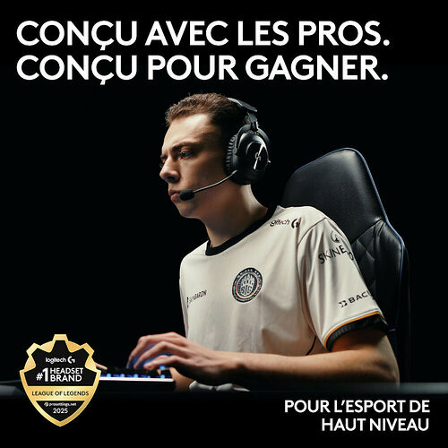 Logitech G PRO X 2 Lightspeed + Repose casque