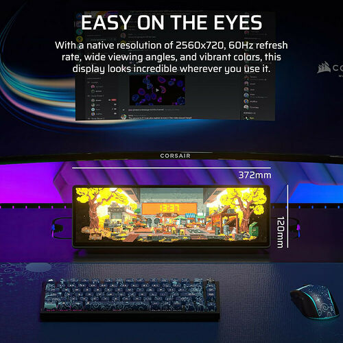 Corsair Xeneon Edge - Noir