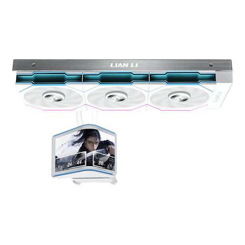Lian Li Hydroshift II OLED Curved 360TL Blanc - 360 mm
