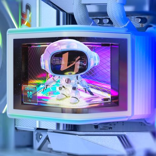 Lian Li Hydroshift II OLED Curved 360 Fanless Blanc - 360 mm (image:3)