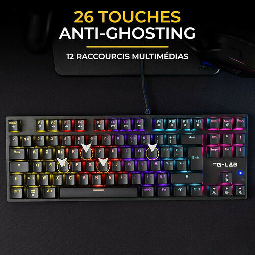 The G-Lab Combo Mercury EX (Noir) (AZERTY)