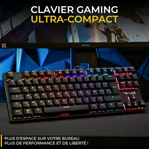 The G-Lab Combo Mercury EX (Noir) (AZERTY)