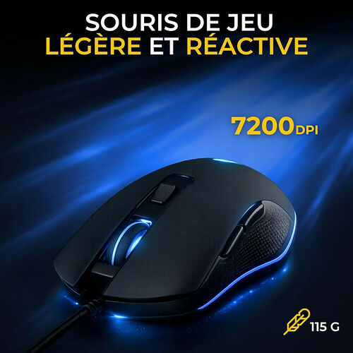 The G-Lab Combo Mercury EX (Noir) (AZERTY)