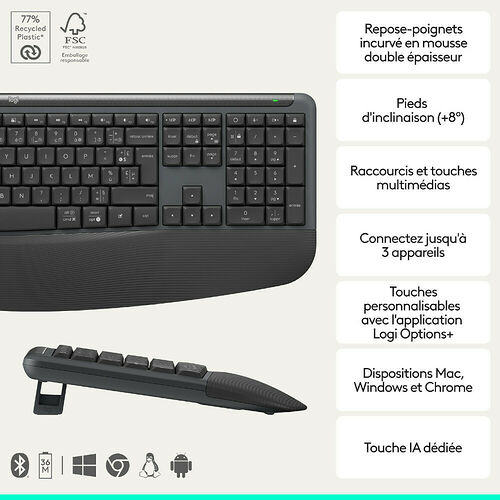 Logitech Signature Comfort Plus MK880