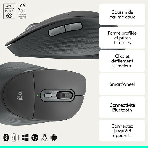 Logitech Signature Comfort Plus M850 L (Graphite)