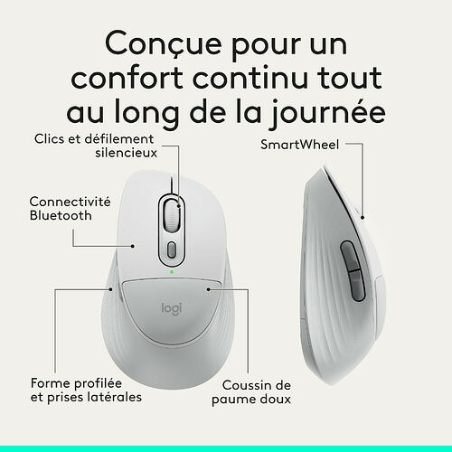 Logitech Signature Comfort Plus M850 L (Blanc)
