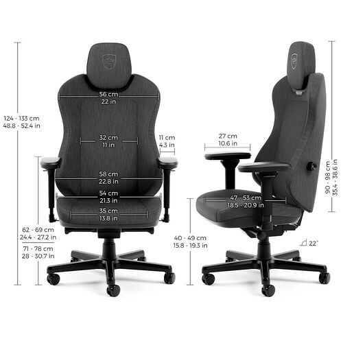 Noblechairs Aura TX - Anthracite