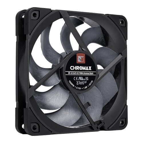 Noctua NF-A12x25 G2 PWM chromax.black - 120 mm