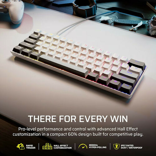 Corsair Clipper Pro Mini 60 (Blanc) (AZERTY)