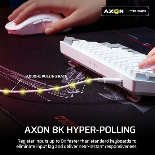 Corsair Clipper Pro Mini 60 (Blanc) (AZERTY)