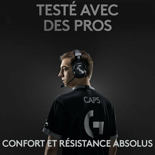 Logitech G PRO X Wireless + Repose casque