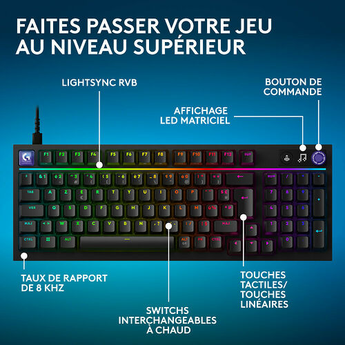 Logitech G316 X 98 - Noir (AZERTY)
