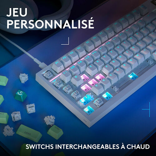 Logitech G316 X 98 - Blanc (AZERTY)