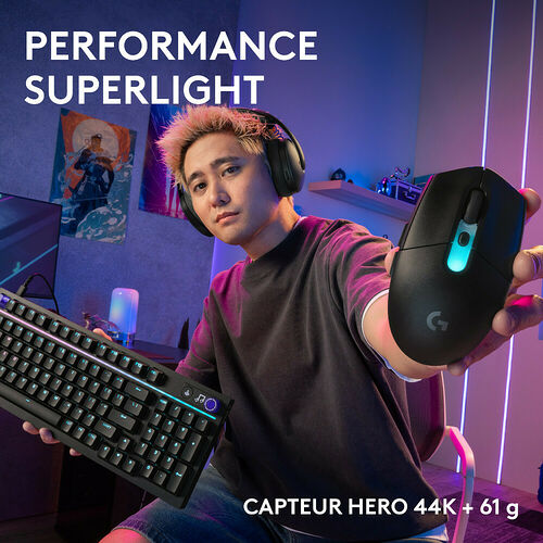 Logitech G305 X Superlight - Noir