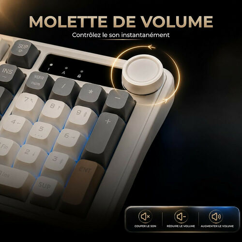 The G-Lab Keyz Caesium EX - Tricolore (AZERTY)