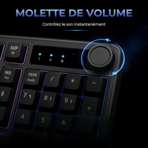 The G-Lab Keyz Caesium EX - Noir (AZERTY)