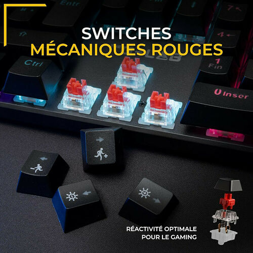 The G-Lab Keyz Radium - Noir (AZERTY)