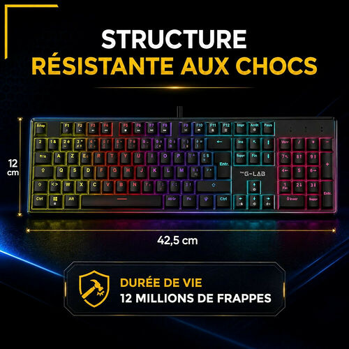 The G-Lab Keyz Radium - Noir (AZERTY)