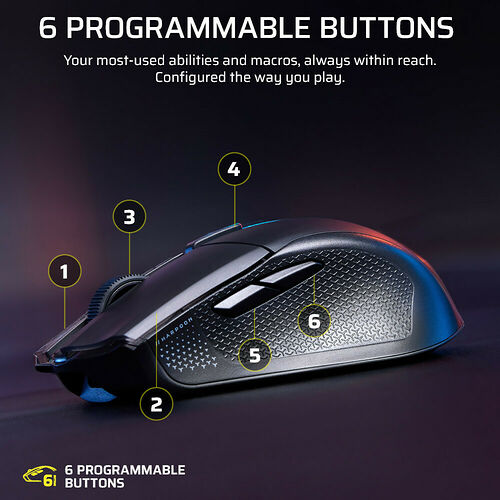 Corsair Harpoon V2 Wireless - Noir