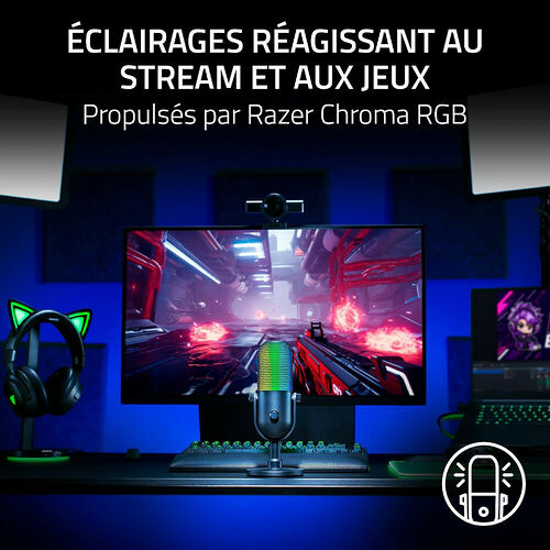 Razer Seiren V3 Chroma 32-Bit DSP - Noir