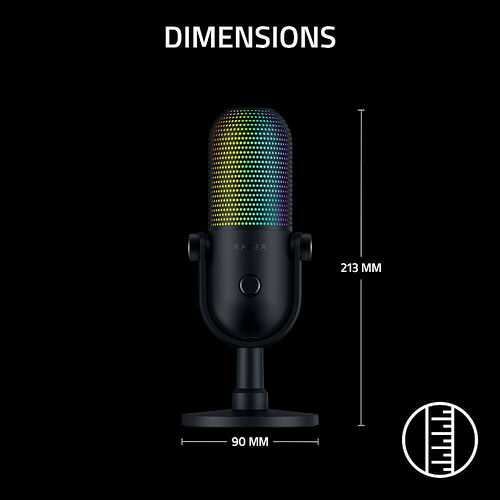 Razer Seiren V3 Chroma 32-Bit DSP - Noir