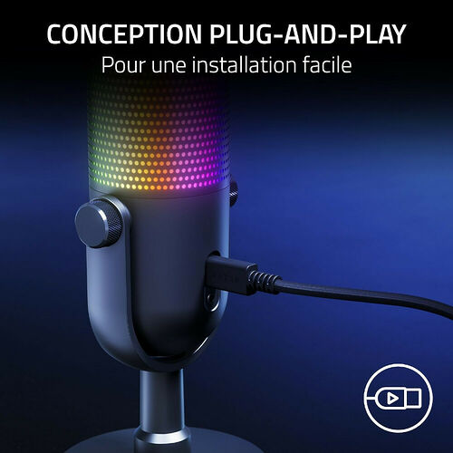 Razer Seiren V3 Chroma 32-Bit DSP - Noir