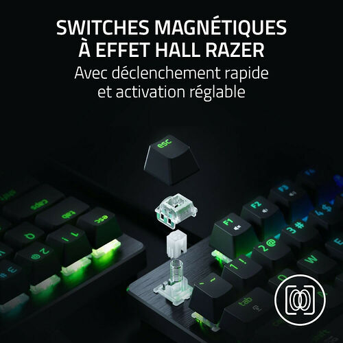 Razer Huntsman V3 HE Magnetic TKL (AZERTY)