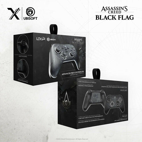 Lexip X Ubisoft Assassin's Creed Black Flag Controller