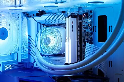 DDR5 G.Skill RipJaws M5 Blanc RGB - 32 Go (2 x 16 Go) 6800 MHz - CAS 34