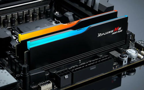 DDR5 G.Skill RipJaws M5 Neo Noir RGB - 32 Go (2 x 16 Go) 6000 MHz - CAS 30