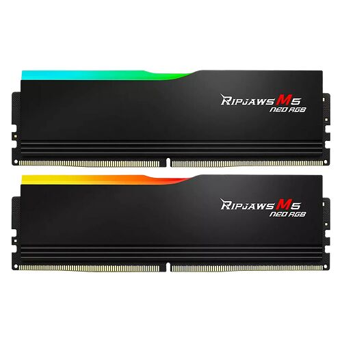 DDR5 G.Skill RipJaws M5 Neo Noir RGB - 32 Go (2 x 16 Go) 6000 MHz - CAS 30