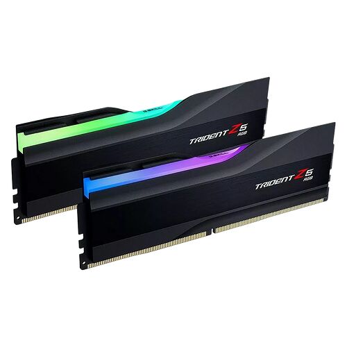 DDR5 G.Skill Trident Z5 Noir RGB - 64 Go (2 x 32 Go) 6800 MHz - CAS 32