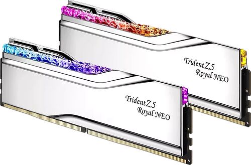 DDR5 G.Skill Trident Z5 Royal Neo Argent - 32 Go (2 x 16 Go) 6400 MHz - CAS 30