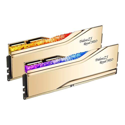 DDR5 G.Skill Trident Z5 Royal Neo Or - 32 Go (2 x 16 Go) 6400 MHz - CAS 30