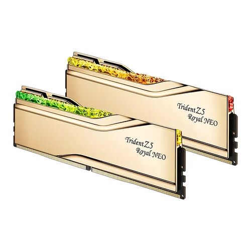 DDR5 G.Skill Trident Z5 Royal Neo Or - 32 Go (2 x 16 Go) 6400 MHz - CAS 30