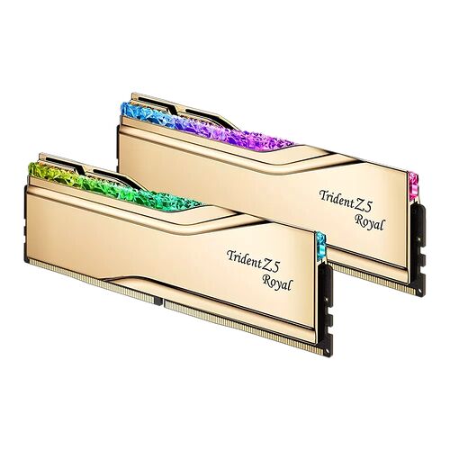 DDR5 G.Skill Trident Z5 Royal Or - 32 Go (2 x 16 Go) 6400 MHz - CAS 30