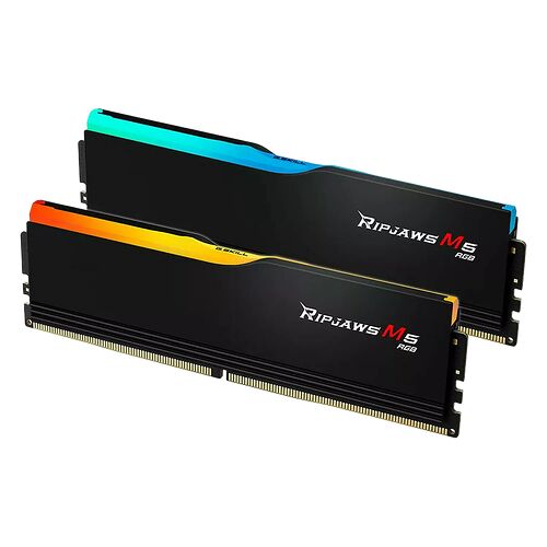 DDR5 G.Skill RipJaws M5 Noir RGB - 32 Go (2 x 16 Go) 6800 MHz - CAS 34