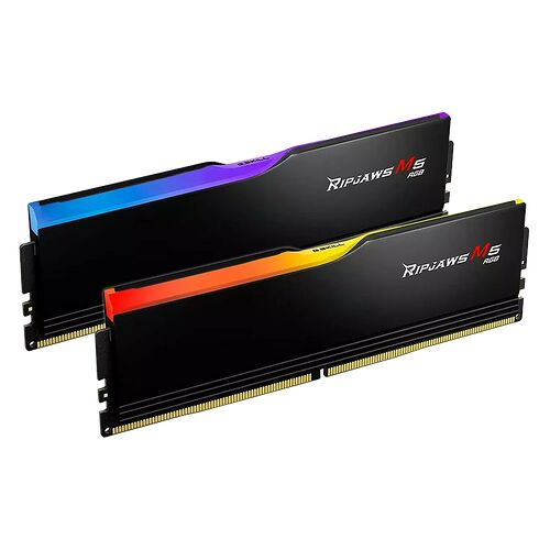 DDR5 G.Skill RipJaws M5 Noir RGB - 32 Go (2 x 16 Go) 6800 MHz - CAS 34