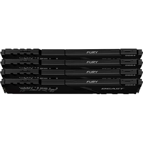 DDR4 Kingston Fury Beast - 32 Go (4 x 8 Go) 3600 MHz - CAS 17